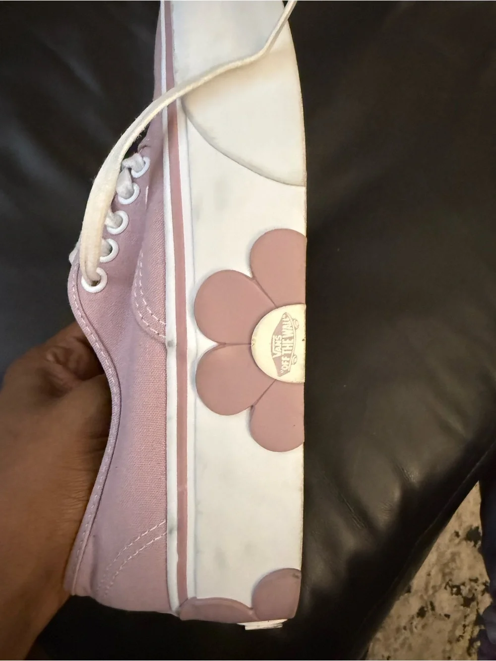 Vans Pink Low-Top Canvas Sneakers
